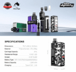 小海豚大小煙主機Orca Vape San Dynasty 30W - Image 3