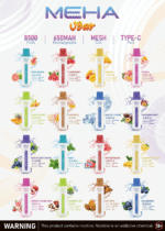 魅嗨MEHA VBar小白條 8500口拋棄式一次性電子煙 - Image 2