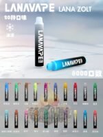 LANA Zolt 8000口Puffs拋棄式一次性電子煙 - Image 2