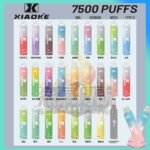 梟客XIAOKE一次性電子菸拋棄式7500口 - Image 2