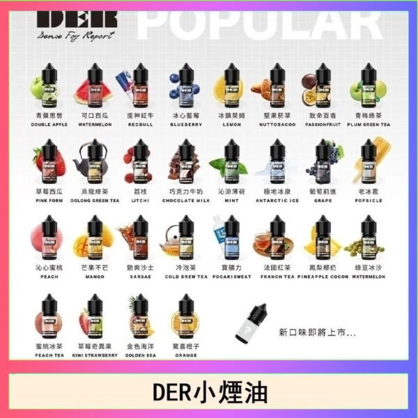 DER系列電子煙主機小煙油30ml #3.0%