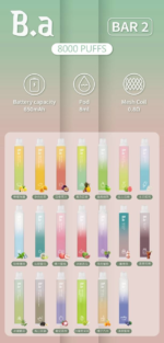 B.A電子煙一次性抛棄式8000口 - Image 2